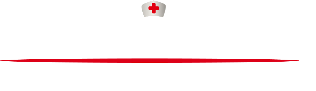 Logo de Colcamas con colores blanco y rojo